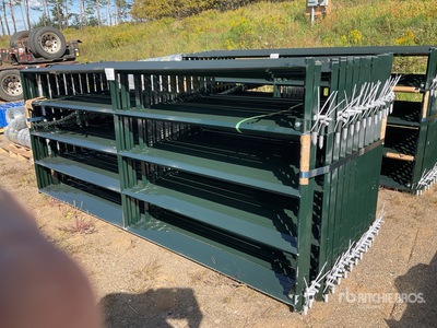 Quantity of (25) 2026 BYT DMG10 10 ft x 4 ft Steel Diamond Livestock Gate (Unused)