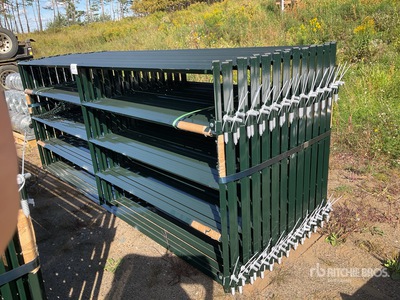 Quantity of (25) 2026 BYT DMG10 10 ft x 4 ft Steel Diamond Livestock Gate (Unused)