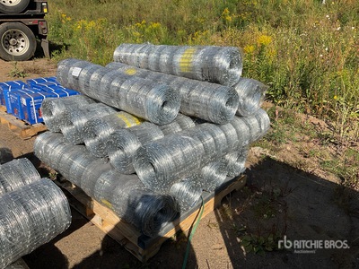 Quantity of (13) 2026 BYT FFC762 x 4 ft Galvanized 330 ft x 4 ft Galvanized Farm Fencing (Unused)
