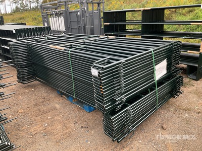 Quantity of (26) 2026 BYT RP96 9 ft 6 in x 5 ft Ranch Livestock Panel (Unused)