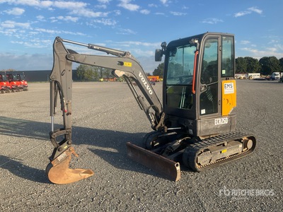 2022 Volvo ECR25D Mini Excavator