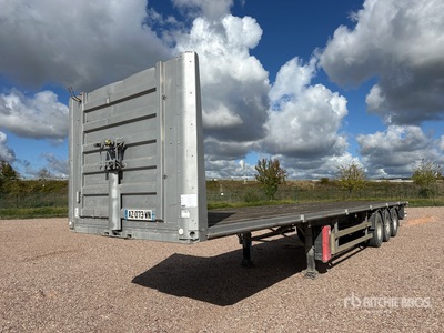 2005 Fruehauf Tx34 13.60 m Tri/A Semi Remorque Plateau 3 Essieux Tri/A Flatbed Trailer