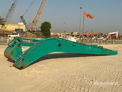 18 M Long Reach Excavator Boom & Stick w/ Excavator Bucket - Fits Kubelco SK200 & SK210