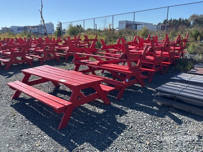 Quantity of (7) Picnic Table