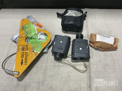 (2) Aircraft Slings, (5) Air Seats, (2) Range Finders & Assorted Items