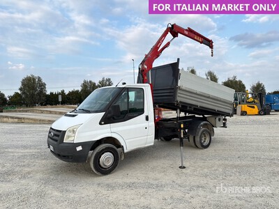 2000 Amco Veba V703 2S on 2011 Ford Transit شاحنة قلابة مع رافعة