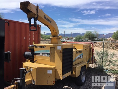 2007 Vermeer BC1800XL Tow-Behind Déchiqueteuse de bois