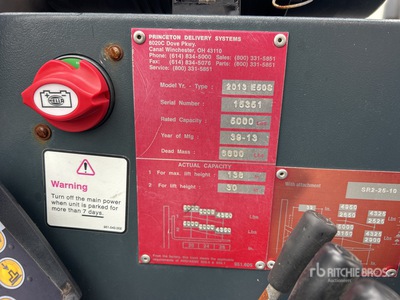 2013 Moffett E50S 5000 lb Truck Mounted Forklift