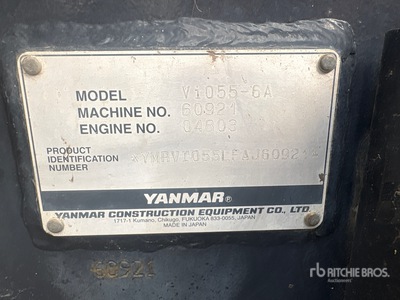 Yanmar VI055-6A Mini Excavator
