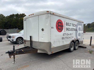 2014 Atlas 16 ft T/A Enclosed Trailer