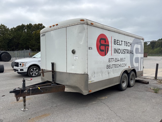 2014 Atlas 16 ft T/A Enclosed Trailer
