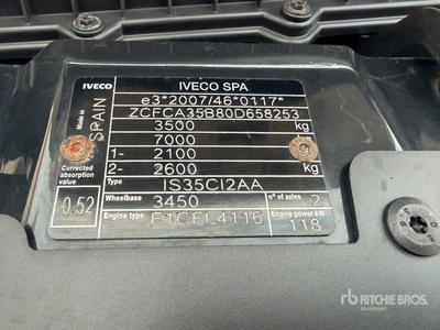2020 Iveco 35C16 Camion Benne Camión volquete
