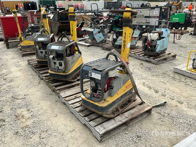 Quantity of (3) Wacker Neuson Reversible DPU5545 and (1) BPU4045 Vibratory Plate Compactor