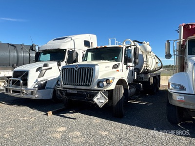 Burlington on 2011 International WorkStar 7500 6x4 Vacuum Tanker Truck