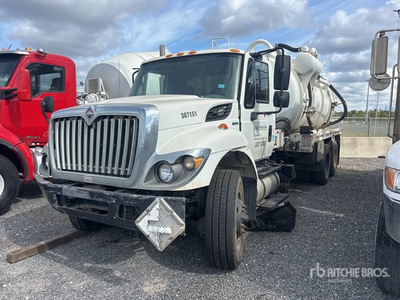 Burlington on 2011 International WorkStar 7500 6x4 Vacuum Tanker Truck