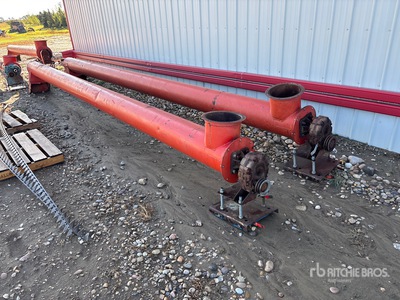 Quantity of (2) 12 in x 22 ft Grain Auger