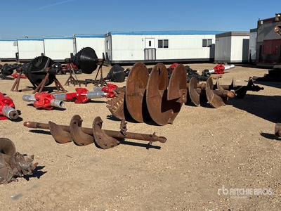 Quantity of (4) 7 inch, 10 inch, 12 inch, 20 inch Auger Bit