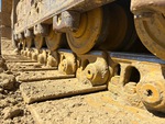 Undercarriage with Left Track Rollers