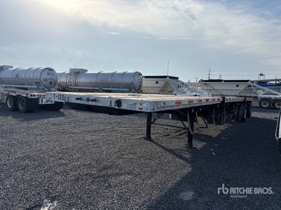 1998 Transcraft Eagle W2 48 ft T/A Spread Axle Remolque caja abierta