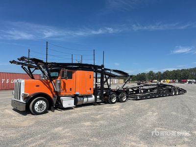 2017 Peterbilt 389 6x4 Sleeper Car Carrier Truck