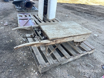 Antique Wooden Platform Scale