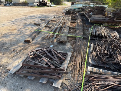 Quantity of (6) 6 bundles of miscellaneous sized rebar