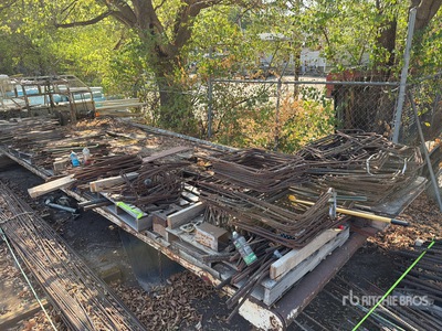 Quantity of (8) Pallets of miscellaneous pre bent rebar Varios. Industrial