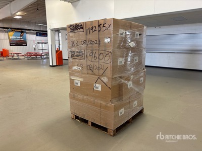 Quantity of (9600) 3M N95 Respirator Masks (Unused)