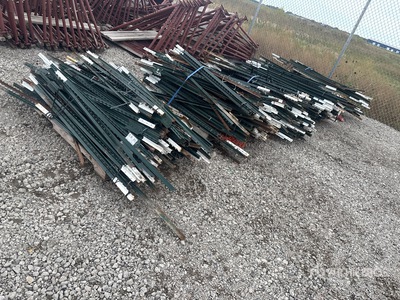 Quantity of (5) Pallets of Quantity of Studded T-Post