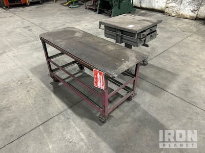 Quantity of (2) Steel Tables Table