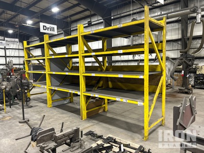 Quantity of (3) Steel Yellow Racking Varios, tienda, almacen, consumidor