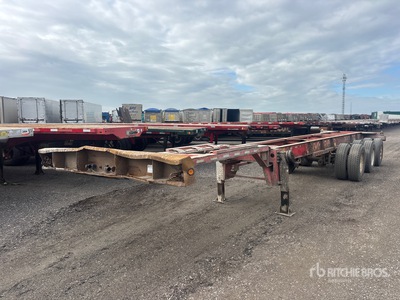 2001 Max Atlas Tri/A Extendable Container Trailer