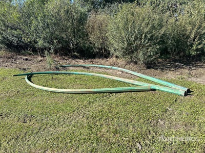Quantity of (3) Steel Street Light Frames