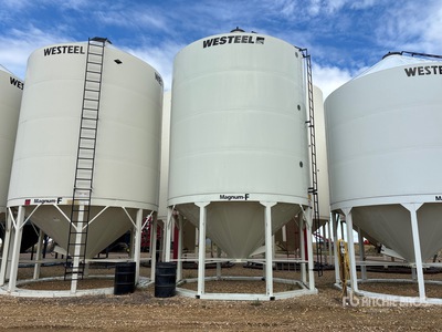 Westeel Magnum-F 1616 +/- 120 ton 4 Ring Epoxy Lined Hopper Grain Bin