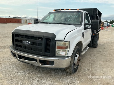 2008 Ford F-350 4x2 Flatbed Truck