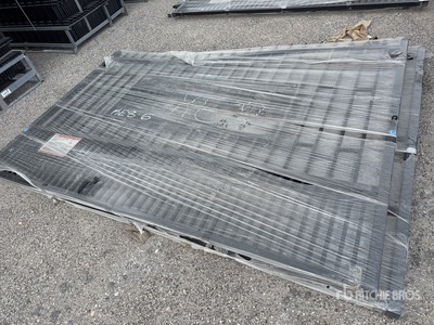 2026 SUNTOP S0720-1 20 ft x 7 ft Wrought Iron Bi-Parting Driveway Gate (Unused)