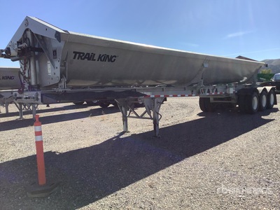 2023 Trail King TK60SSD 35 ft 8 in Tri/A A-Train Lead Remorque à benne latérale