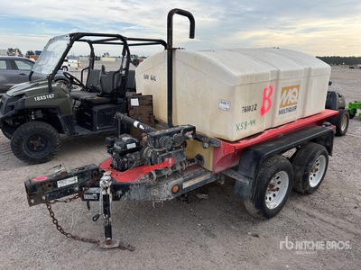 2014 Multiquip 500 gal T/A Remolque de tanque de agua