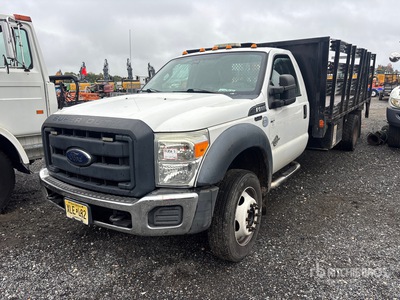 2013 Ford F-550 4x2 Flatbed Truck (Inoperable)