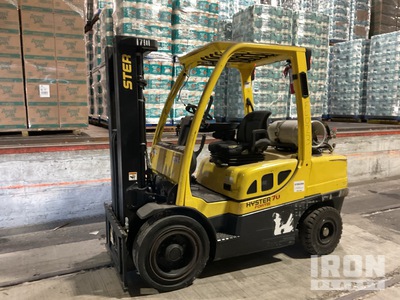 2010 Hyster H70FT 3500 lb Pneumatic Tire Forklift