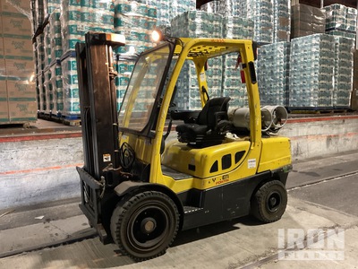 2011 (unverified) Hyster H70FT 3400 lb Pneumatic Tire Forklift