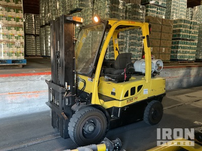 2011 (unverified) Hyster H70FT 3400 lb Pneumatic Tire Forklift