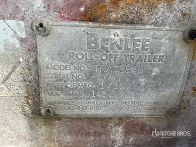 1995 Benlee TRATBS48 Roll-Off Trailer