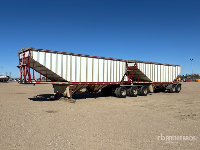 2001 Lode King Super B-Train Grain Trailer for Sale in SK