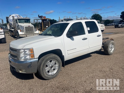 2012 Chevrolet Silverado 1500 4x4 Crew Cab Cabine et châssis