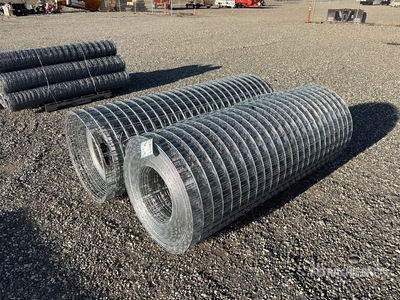 Quantity of x 6 ft Galvanized Rolls of Livestock/Deer/Gabion Galvanized Clôture (Unused)