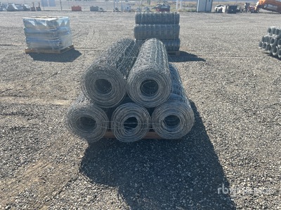 Quantity of x 5 ft Galvanized Rolls of Deer Fencing (Unused)