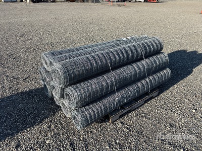 Quantity of (12) 6 ft x 3 ft Rolls of Deer Clôture (Unused)