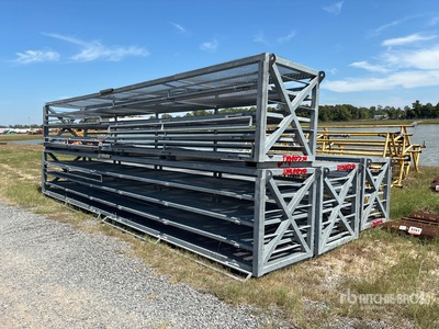 Quantity of (4) Pipe Racks Varios, tienda, almacen, consumidor