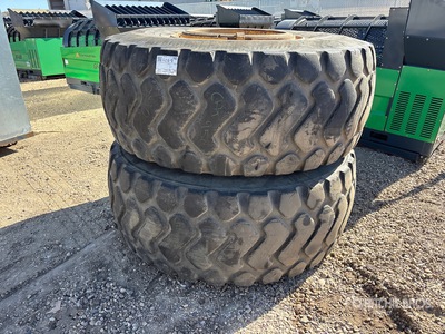 Quantity of (2) Michelin 23.5x25 Tires